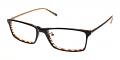 Marina Prescription Eyeglasses Black Orange