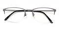 Logan Cheap Eyeglasses Silver 