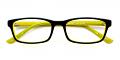 Dylan Cheap Eyeglasses Black Yellow