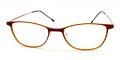 Melody Discount Eyeglasses Brown 