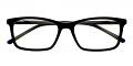 Tiburon Eyeglasses Black Demi 