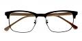 Groveland Eyeglasses Black White 