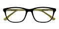 Escondido Eyeglasses Black Yellow 