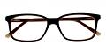 Benicia Cheap Eyeglasses Brown Black 