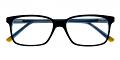 Benicia Fashion Eyeglasses Blue Black 