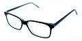 Benicia Discount Eyeglasses Blue Black 