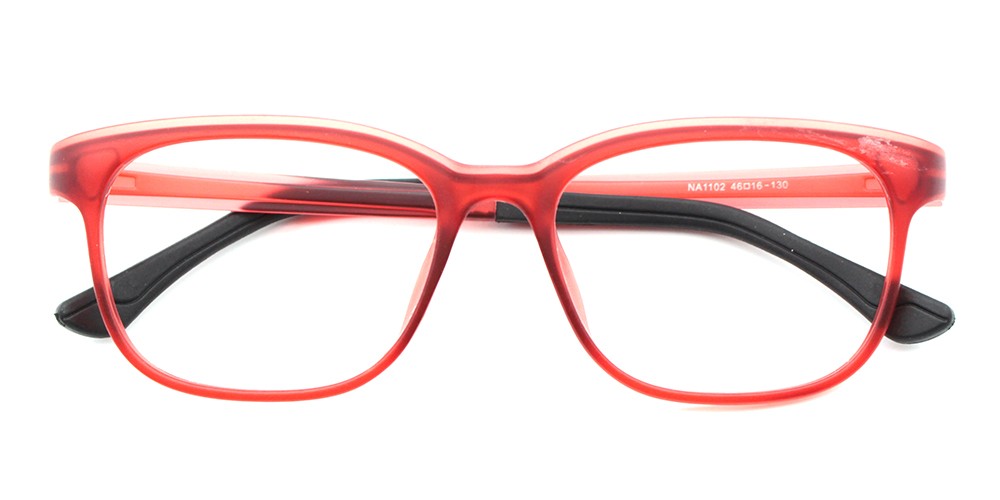 Miles Kids Prescription Glasses Red Miles Kids Prescription Glasses Red