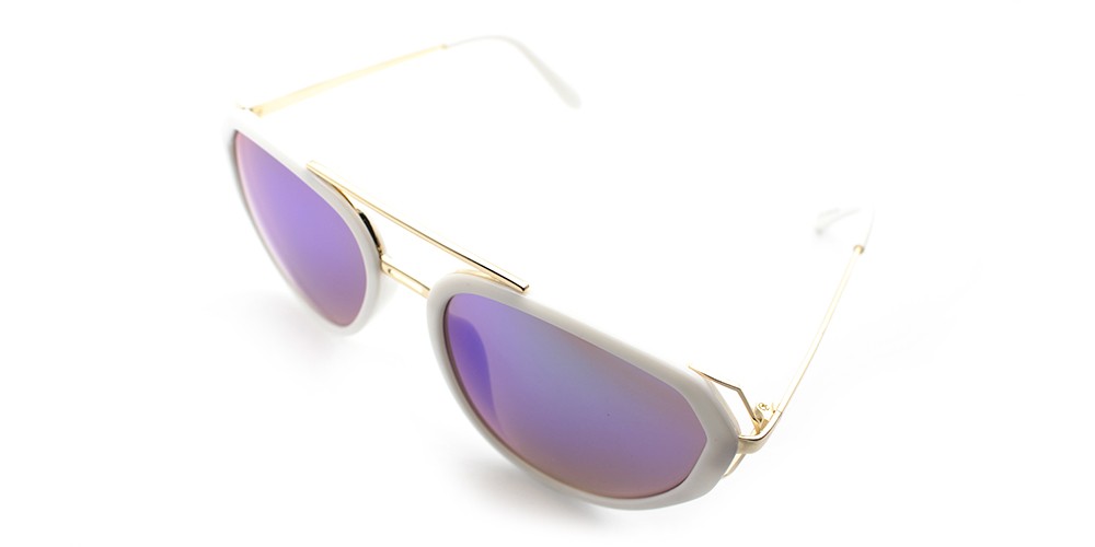 Ava Discount Prescription Sunglasses White Ava Discount Prescription Sunglasses White
