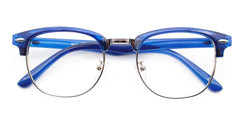 Morey Eyeglasses Blue Morey Eyeglasses Blue
