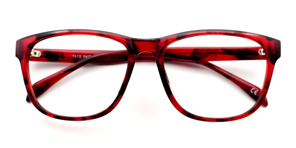 Nora Eyeglasses Red Demi Nora Eyeglasses Red Demi