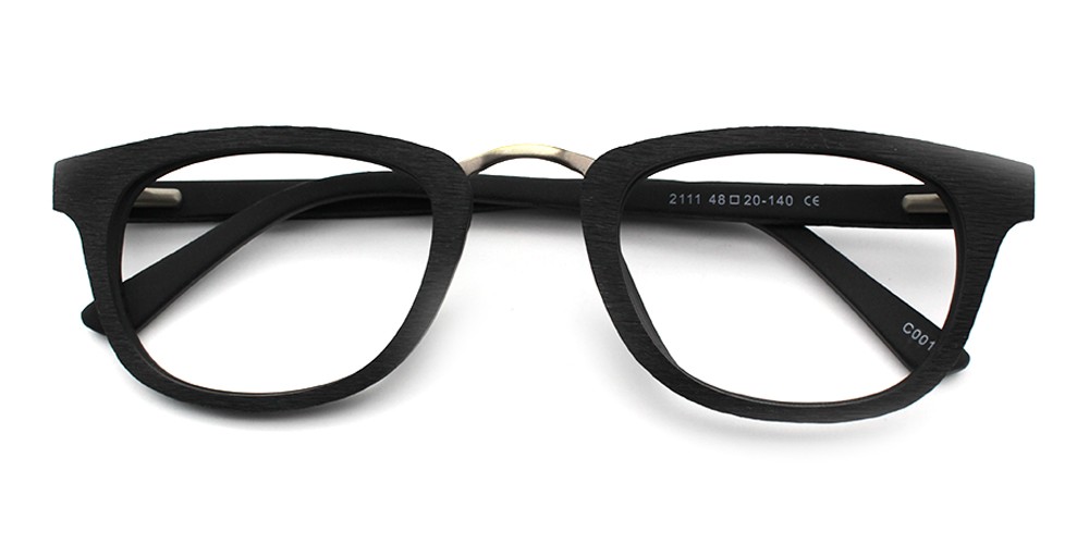 Hunter Eyeglasses Black Wood Hunter Eyeglasses Black Wood