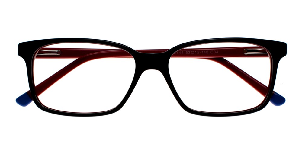 Benicia Eyeglasses Red Black Benicia Eyeglasses Red Black