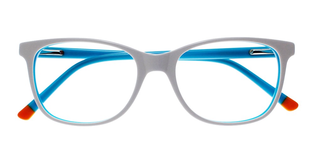Lathrop Eyeglasses Blue White Lathrop Eyeglasses Blue White