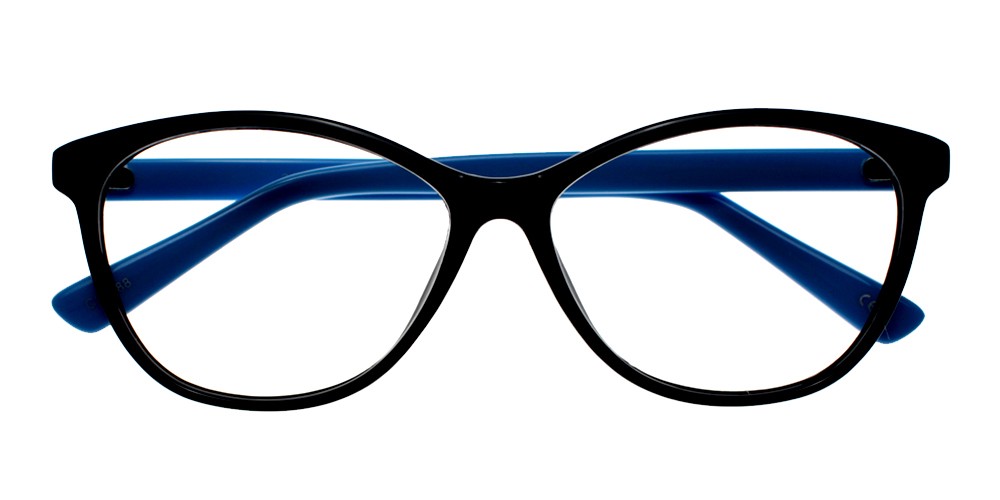 Jamestown Eyeglasses Black Blue Jamestown Eyeglasses Black Blue