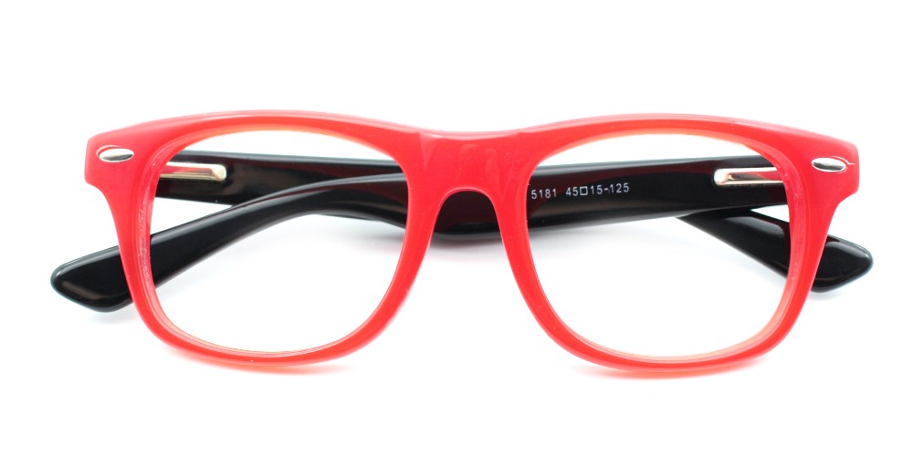 Isaiah Kids Glasses Red