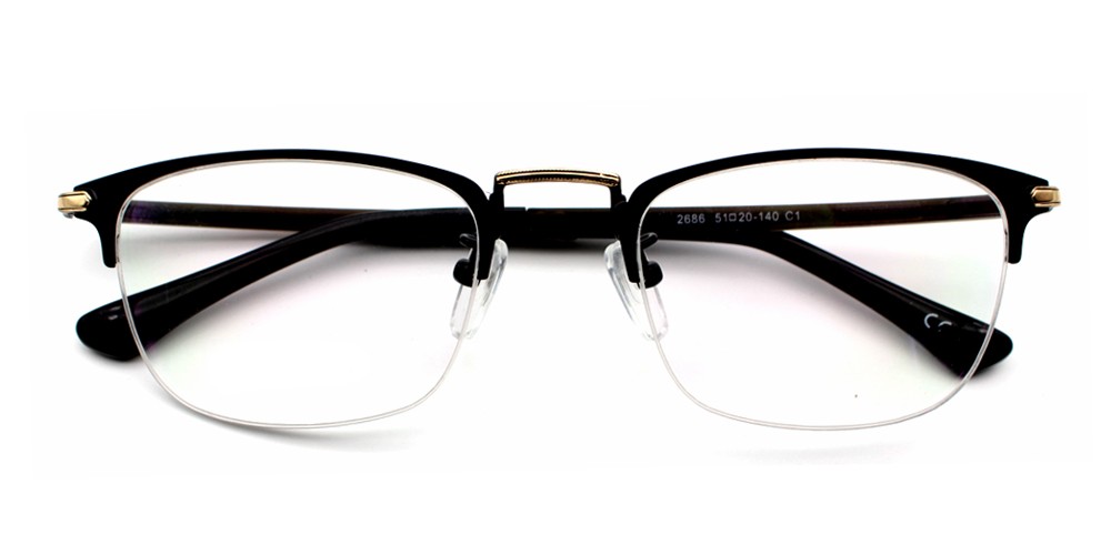 Paolo Eyeglasses Black Gold Paolo Eyeglasses Black Gold