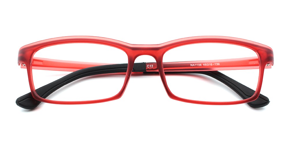 Julian Kids Eyeglasses Red Julian Kids Eyeglasses Red