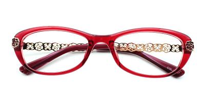 Peyton Eyeglasses Red Peyton Eyeglasses Red