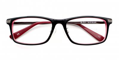 Joshua Eyeglasses Black Red Joshua Eyeglasses Black Red