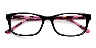 Grace Eyeglasses Black Purple Grace Eyeglasses Black Purple