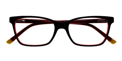 Paradise Eyeglasses Black Red Paradise Eyeglasses Black Red