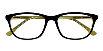 Escondido Eyeglasses Black Yellow Escondido Eyeglasses Black Yellow